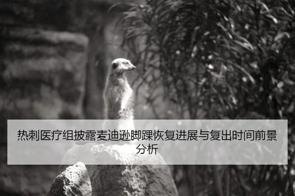 热刺医疗组披露麦迪逊脚踝恢复进展与复出时间前景分析